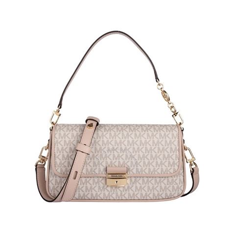 michael kors bradshaw small logo convertible shoulder bag|Bradshaw Small Pleated Logo Convertible Shoulder .